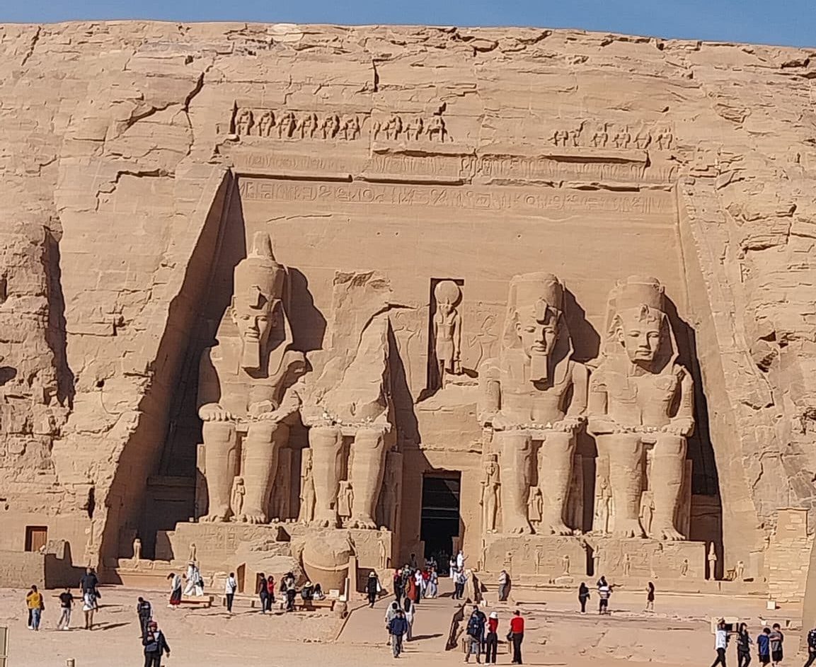 Tempel von Ramses II, Abu Simbel. Eigenaufnahme.